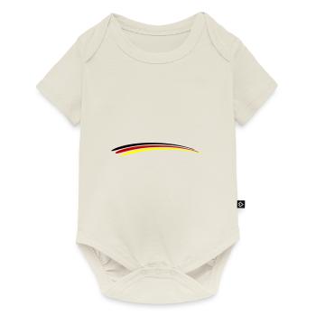 Germany Flag - Baby Premium short-sleeve bodysuit - off white - Front
