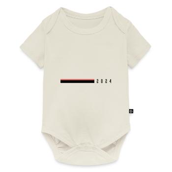 Année 2024 - Body à manches courtes Premium Bébé - blanc cassé - Devant