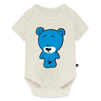 Cute Bear - Body à manches courtes Premium Bébé - blanc cassé - Devant