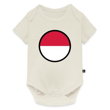 Under The Sign Of Indonesia - Baby Premium short-sleeve bodysuit - off white - Front