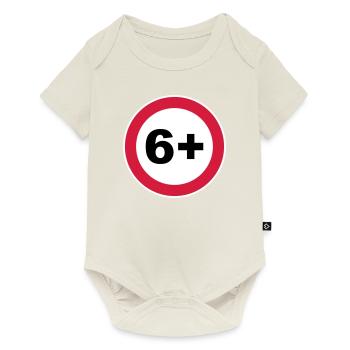 6+ / 6/6 / Six / Birthday / 3c - Baby Premium short-sleeve bodysuit - off white - Front