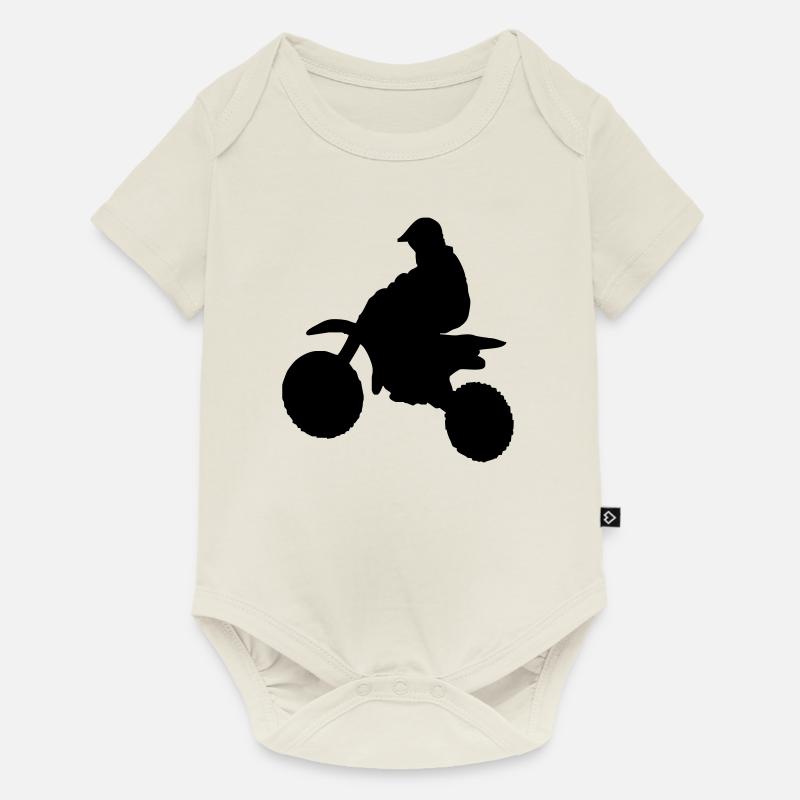 moto - Body à manches courtes Premium Bébé - blanc cassé