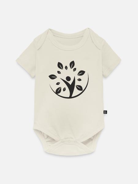 Ökologie - Baby Premium Kurzarmbody - Naturweiß