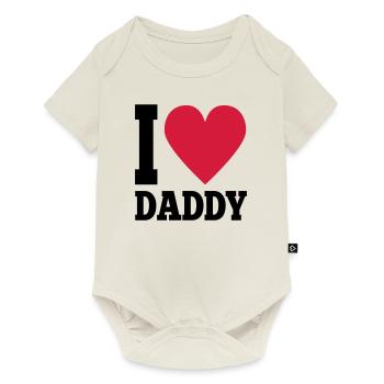 I love daddy - Baby Premium short-sleeve bodysuit - off white - Front