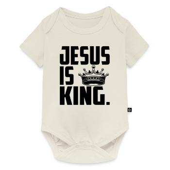 Jesus God Christian Christ| Color changeable - Baby Premium short-sleeve bodysuit - off white - Front