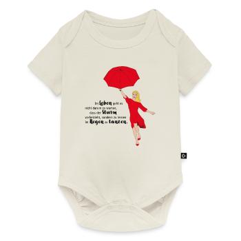 Dancing in the Rain - Baby Premium Kurzarmbody - Naturweiß - Vorne