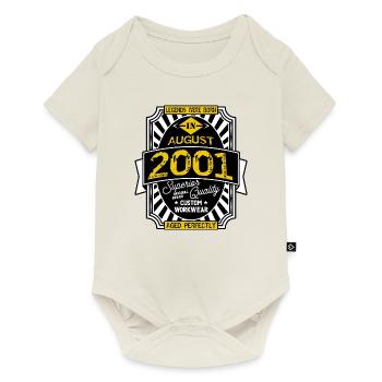 2001 AUGUST - Baby Premium short-sleeve bodysuit - off white - Front