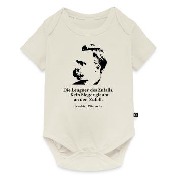 Nietzsche: Les négationnistes de hasard. - Pas de gagnant - Body à manches courtes Premium Bébé - blanc cassé - Devant
