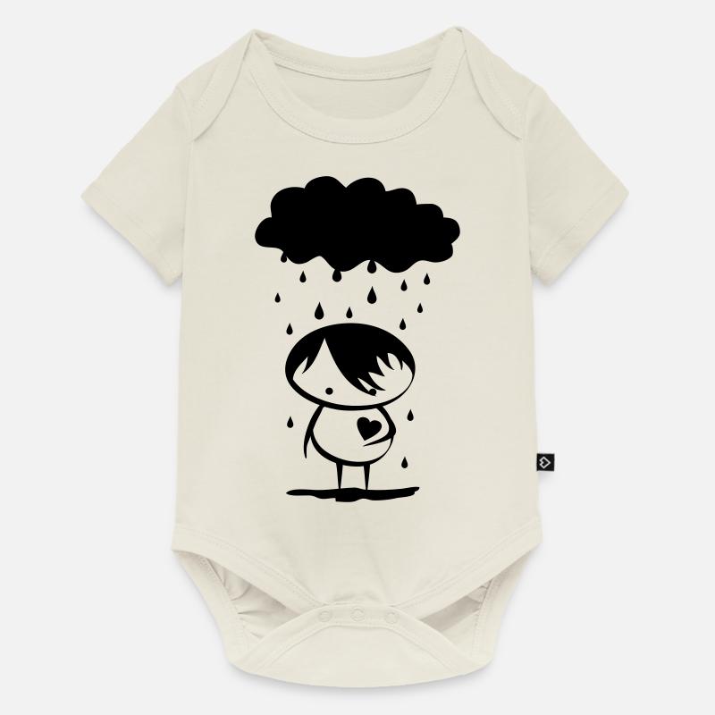Emo - Body à manches courtes Premium Bébé - blanc cassé