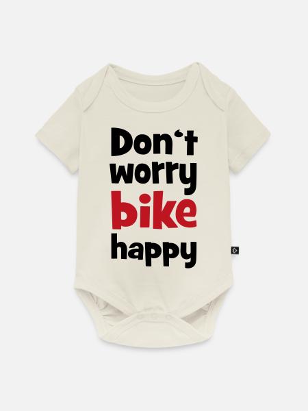 Motorrad - Baby Premium Kurzarmbody - Naturweiß