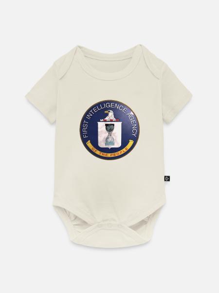 Erster Geheimdienst des Volkes - Baby Premium Kurzarmbody - Naturweiß