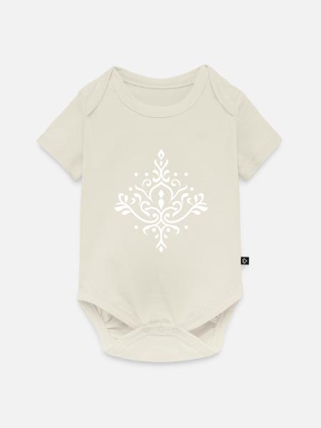 Ornament Design - Baby Premium Kurzarmbody - Naturweiß
