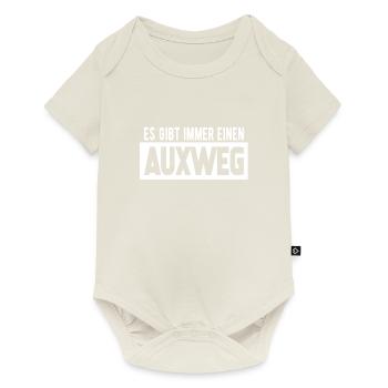 Es gibt immer einen Auxweg Veranstaltungstechniker - Baby Premium Kurzarmbody - Naturweiß - Vorne