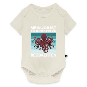 Meeresbiologe Kraken Meeresforscher Oktopus - Baby Premium Kurzarmbody - Naturweiß - Vorne
