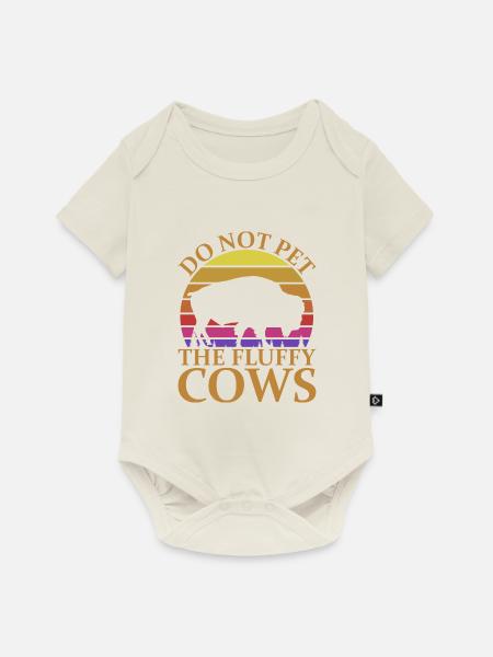 Bison Büffel Yellowstone Park - Baby Premium Kurzarmbody - Naturweiß