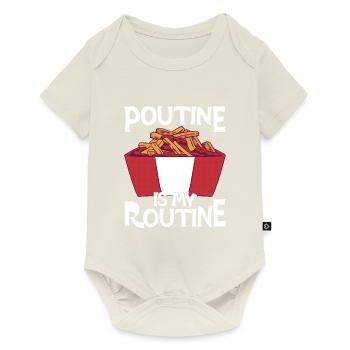 Poutine Canada Spécialité de restauration rapide - Body à manches courtes Premium Bébé - blanc cassé - Devant