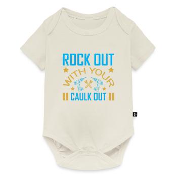 Building Design For Men Daddy Construction Worker - Baby Premium short-sleeve bodysuit - off white - Front