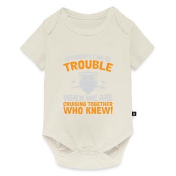 You don't have to be crazy about a cruise ship - Baby Premium short-sleeve bodysuit - off white - Front