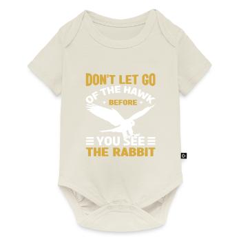 Falconer Falconry Falcon Ornithology Falcon - Baby Premium short-sleeve bodysuit - off white - Front