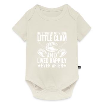 Discover the joy of shell digging with - Baby Premium short-sleeve bodysuit - off white - Front