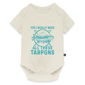 Tarpon Fishing Fishing Fisherman Anglers - Baby Premium Kurzarmbody - Naturweiß - Vorne