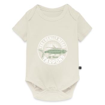 Tarpon Fishing Fishing Fisherman Anglers - Baby Premium Kurzarmbody - Naturweiß - Vorne