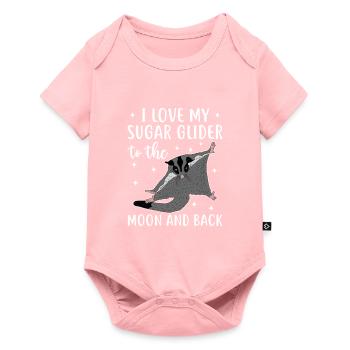 Sugar glider - Baby Premium short-sleeve bodysuit - rose - Front