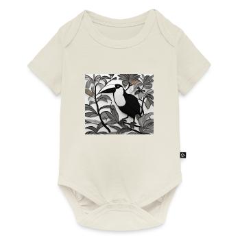Tucan - Baby Premium Kurzarmbody - Naturweiß - Vorne