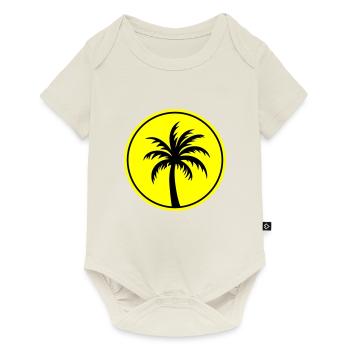 Palm Tree Holiday Beach - Baby Premium short-sleeve bodysuit - off white - Front