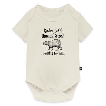 Capybara - Baby Premium Kurzarmbody - Naturweiß - Vorne