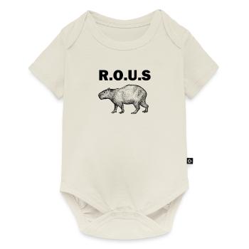 Capybara - Baby Premium Kurzarmbody - Naturweiß - Vorne