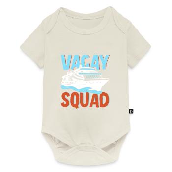 Vacay Squad Family Holidays - Baby Premium short-sleeve bodysuit - off white - Front