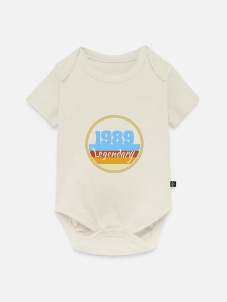 Legendary 1989 - Baby Premium Kurzarmbody - Naturweiß