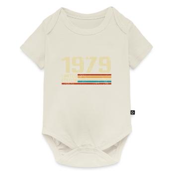 Vintage 1979 Retro Birthday - Born in 1979 - Baby Premium short-sleeve bodysuit - off white - Front