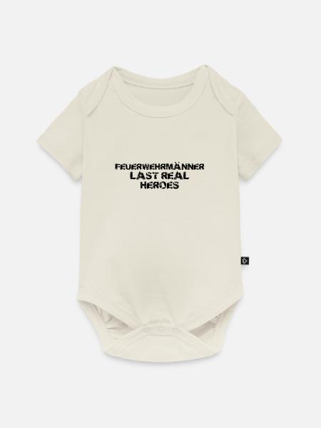 Feuerwehrmann - Baby Premium Kurzarmbody - Naturweiß