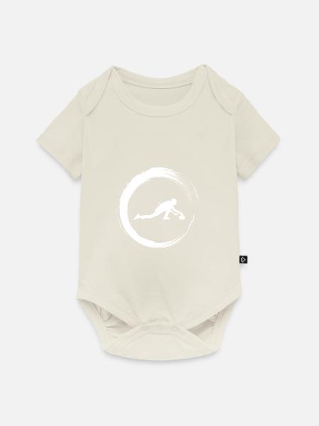 Curling - Baby Premium Kurzarmbody - Naturweiß
