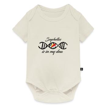 love my dns dna land country Seychelles - Baby Premium short-sleeve bodysuit - off white - Front