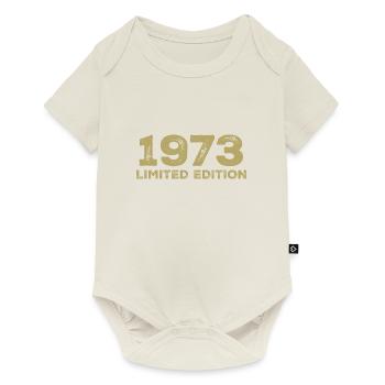 Geburtstagsgeschenk Jahrgang 1973 Jahrgang 1973 - Baby Premium Kurzarmbody - Naturweiß - Vorne