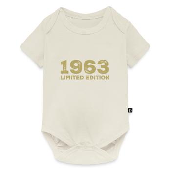 Birthday Gift Born In 1963 Vintage 1963 - Baby Premium short-sleeve bodysuit - off white - Front