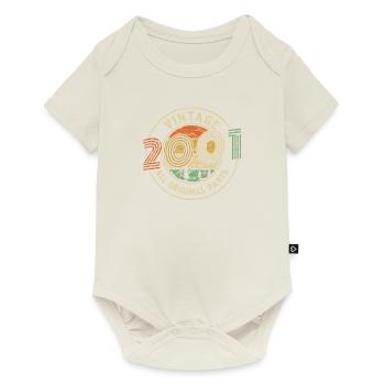 2001 Birthday Vintage All Original Parts - Baby Premium short-sleeve bodysuit - off white - Front