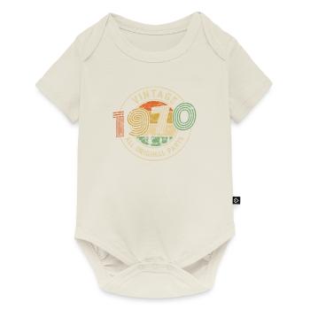 1970 Birthday Vintage All Original Parts - Baby Premium short-sleeve bodysuit - off white - Front