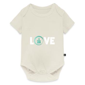 Sporty Hobby Leidenschaft Schach - Baby Premium Kurzarmbody - Naturweiß - Vorne