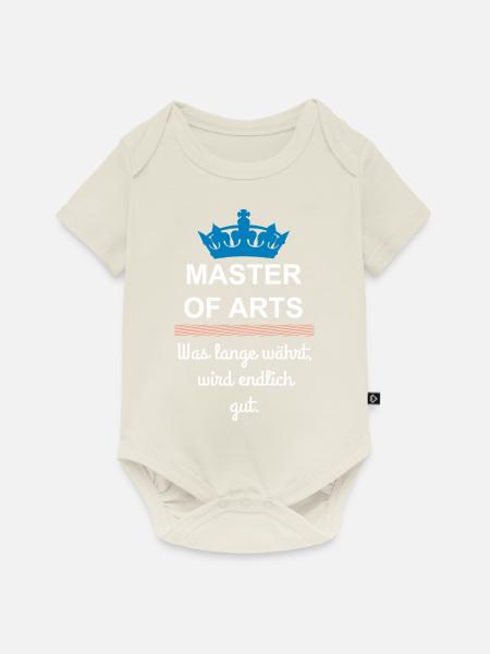 Master Studium - Baby Premium Kurzarmbody - Naturweiß