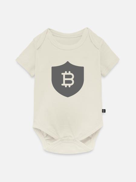 Bitcoin Crypto - Baby Premium Kurzarmbody - Naturweiß