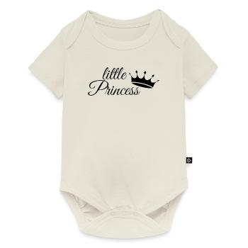 Little Princess - Baby Premium Kurzarmbody - Naturweiß - Vorne