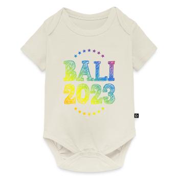 Bali 2023 - Body à manches courtes Premium Bébé - blanc cassé - Devant