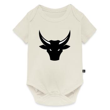 Bull / Taurus / Ox / Bull Head (2C) - Baby Premium short-sleeve bodysuit - off white - Front