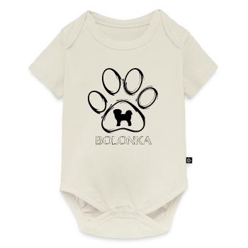 Paw Paw Dog True Love Bolonka Tsvetna - Body à manches courtes Premium Bébé - blanc cassé - Devant
