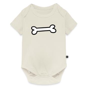 Chien chien cadeau amoureux de chien - Body à manches courtes Premium Bébé - blanc cassé - Devant