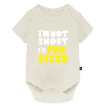 I'm not small, I'm funny tall - Baby Premium short-sleeve bodysuit - off white - Front